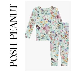 NWT Posh peanut girls, magical long sleeve pajamas, set size 7Y?